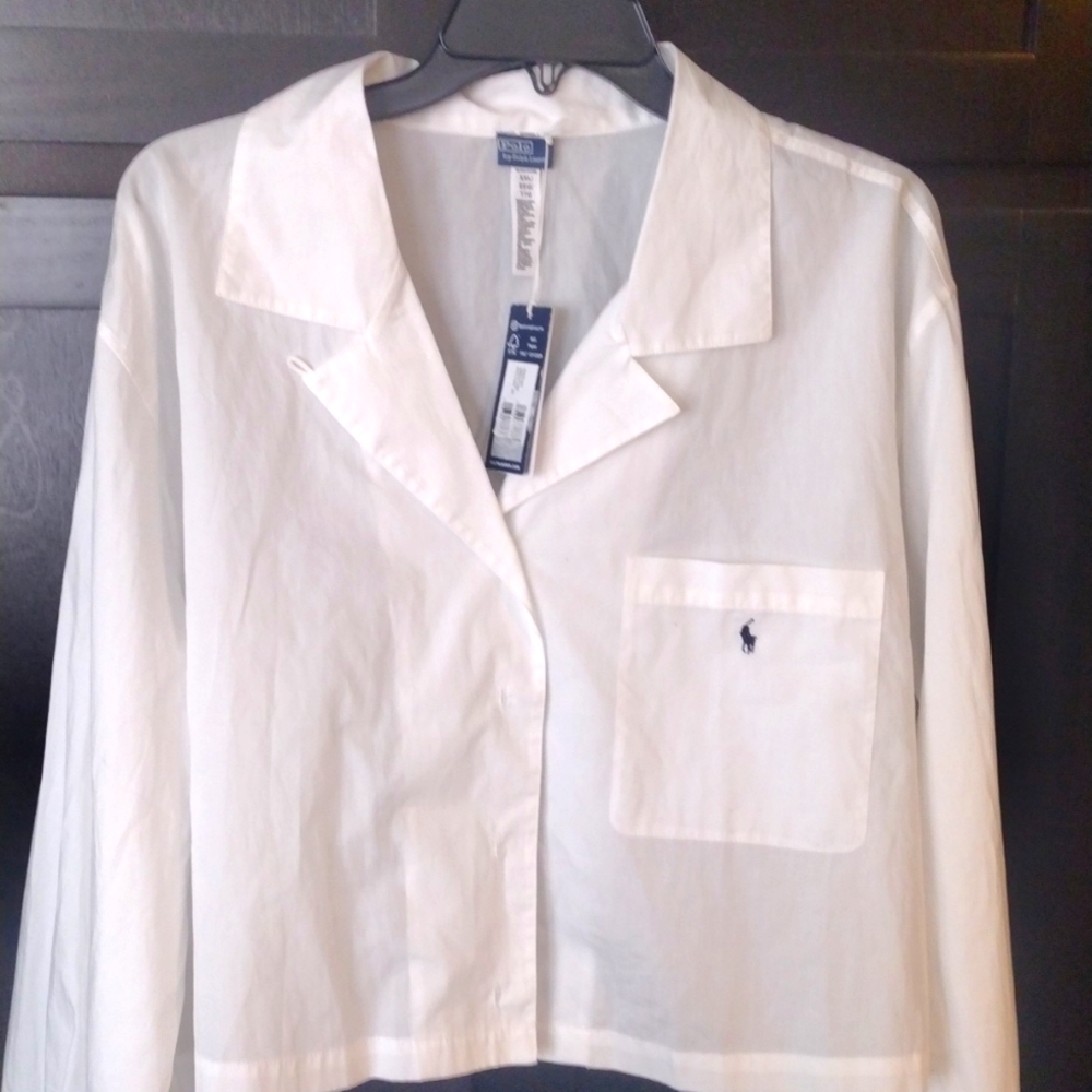 Ralph Lauren Polo cropped top pajamas xxl